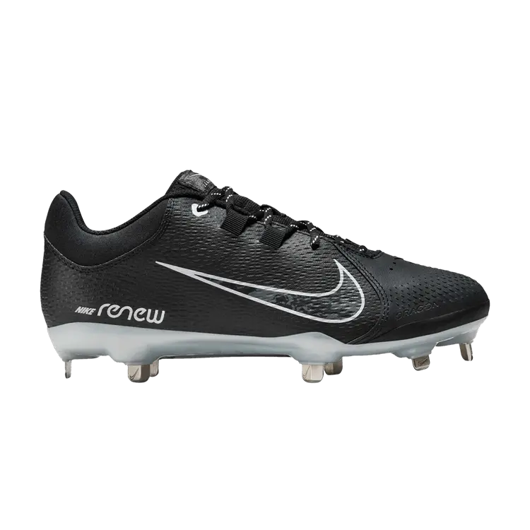 Кроссовки Nike Wmns Hyperdiamond 4 Pro Black Pure Platinum, черный