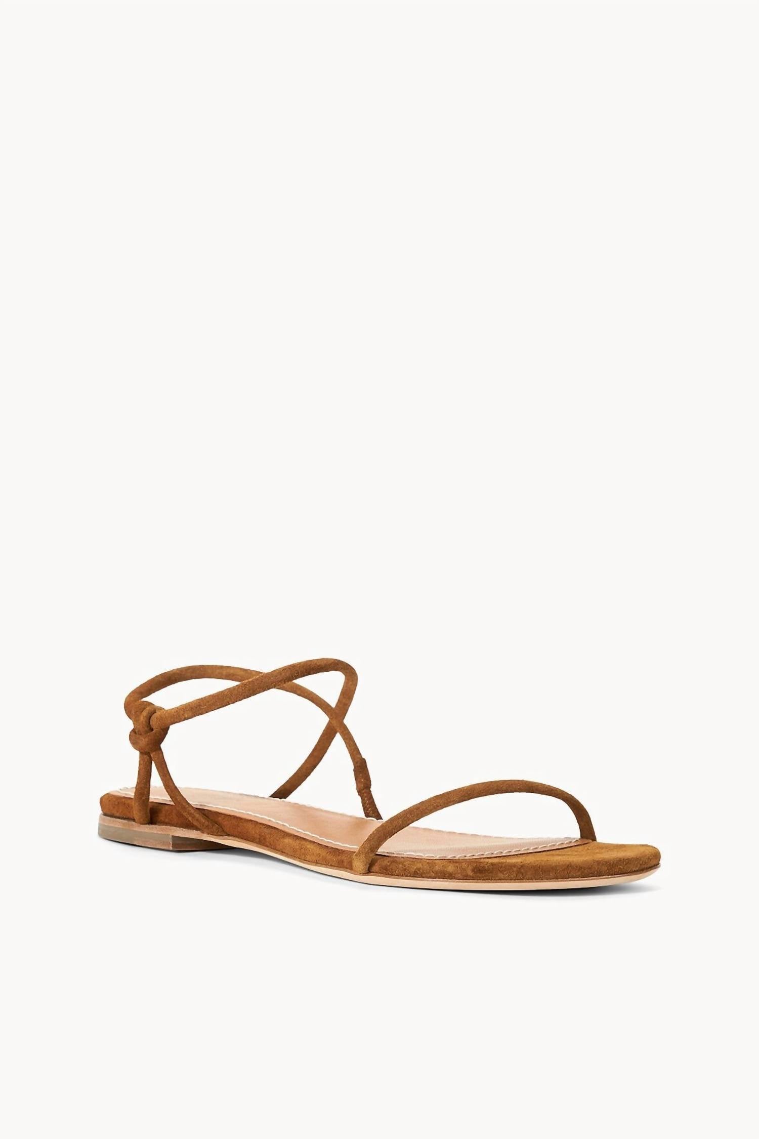 Women's Laurel Sandal In Tan Suede STAUD, Tan Suede — фото 3