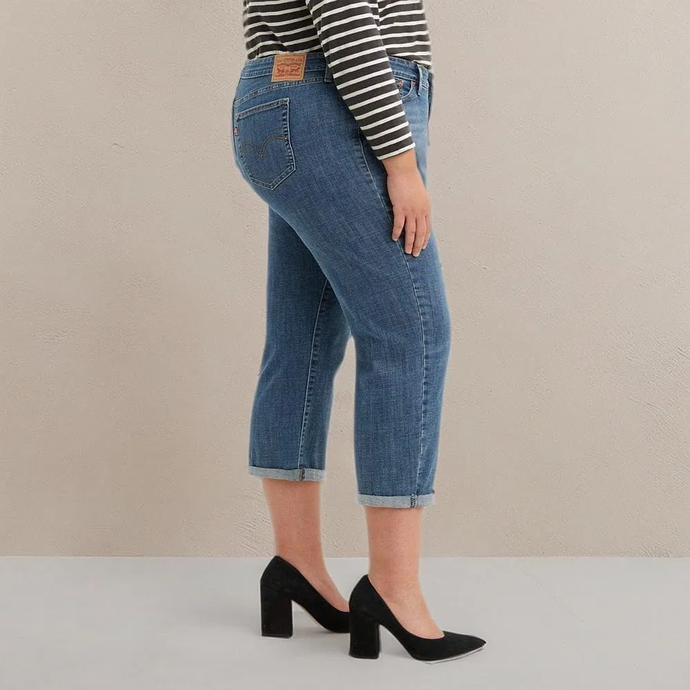 Джинсы Boyfriend Levi's, Hawaii Blue — фото 3