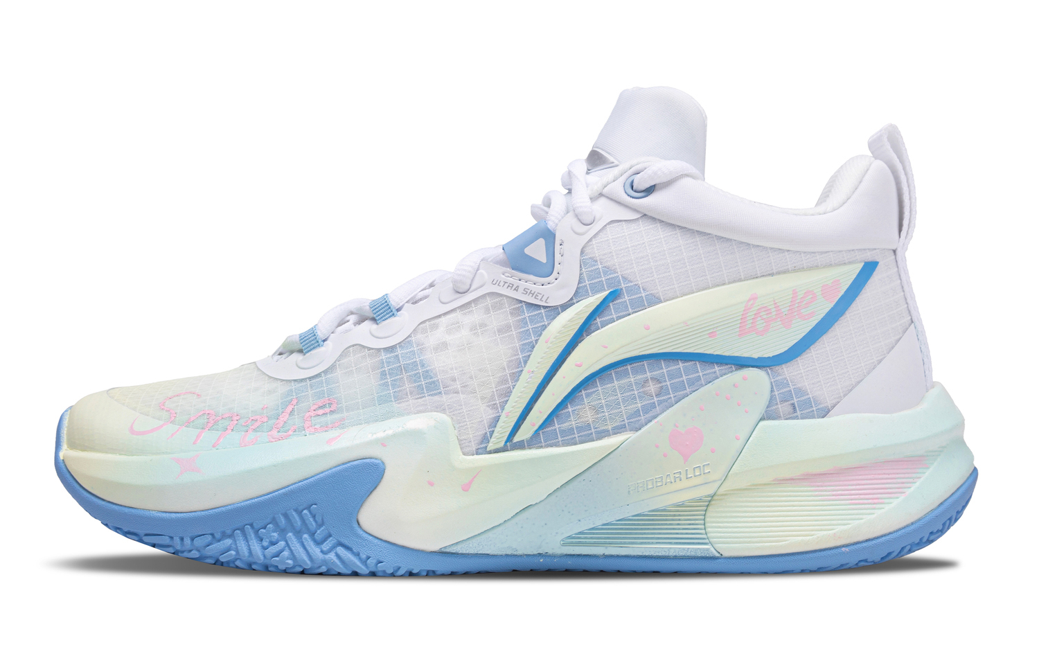 

Кроссовки баскетбольные мужские Light Speed 1.0 с амортизацией, противоскользящие, низкие LINING, белый