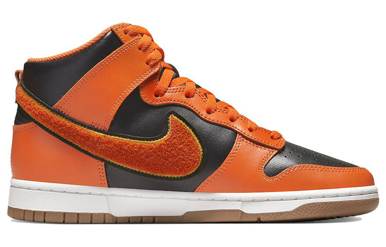 

Nike Dunk High University Chenille Swoosh Safty Оранжевый