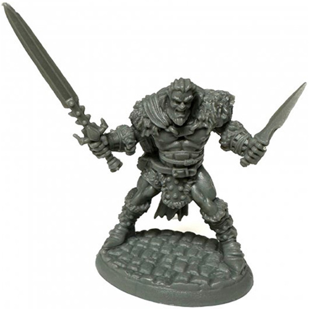 

Миниатюра Reaper Bones Dungeon Dwellers: Grundor Hoardtaker, Barbarian