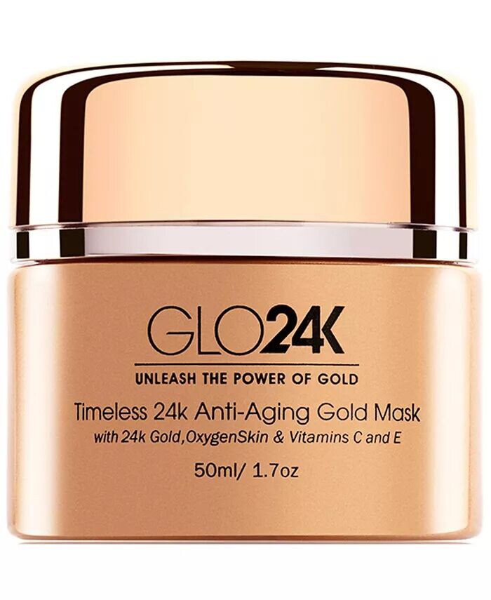 

Антивозрастная золотая маска Timeless 24K, 1,7 унции Glo24K