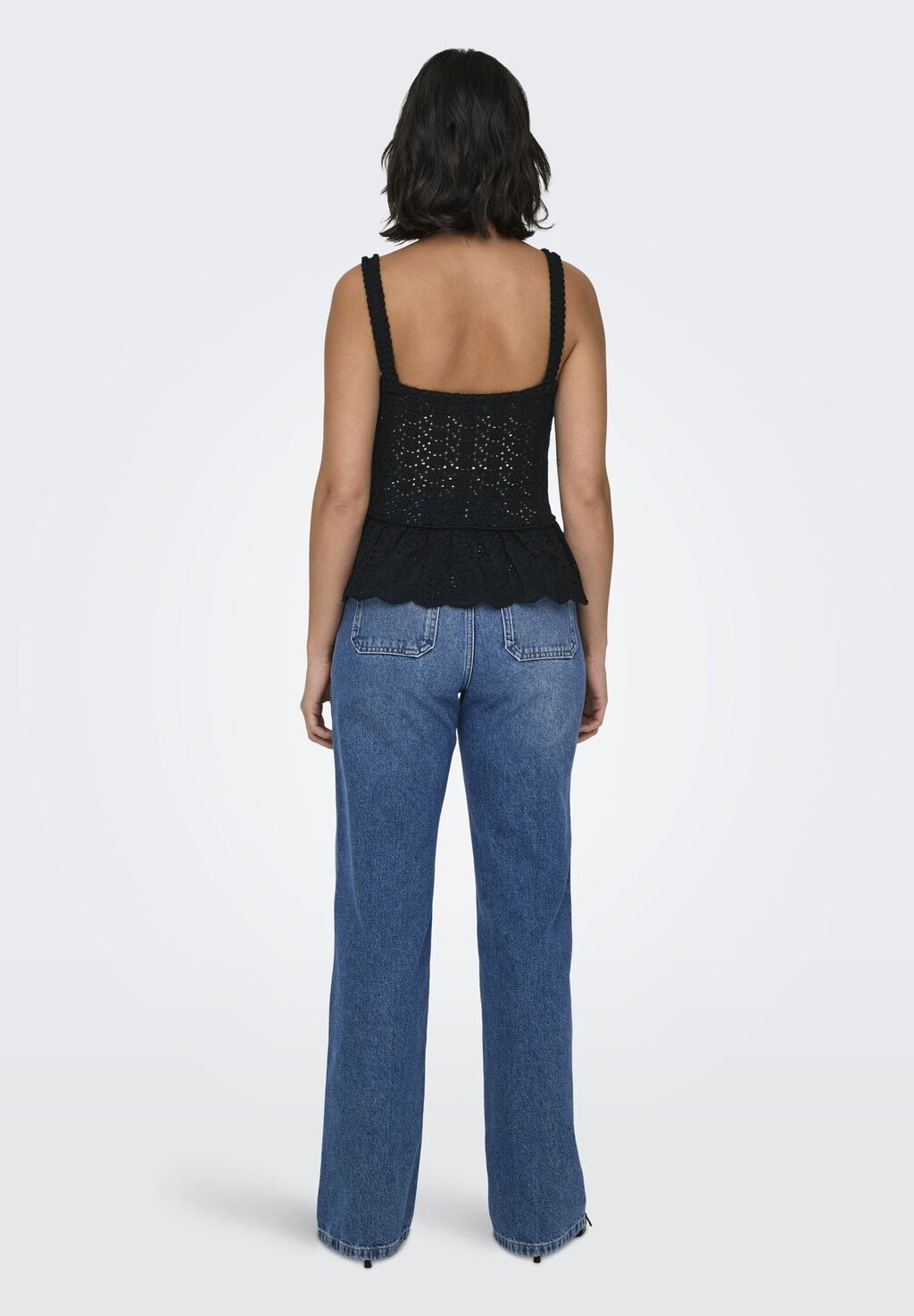 

Топ Onlchrissia Life Sl Mix Top Knt ONLY, черный