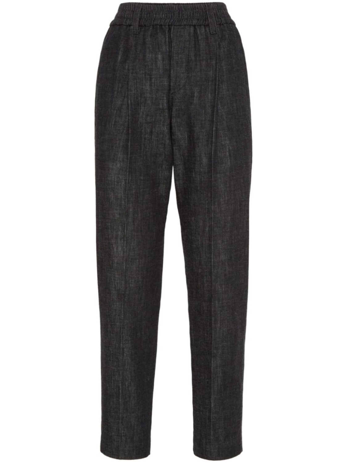 

Brunello Cucinelli зауженные джинсы с завышенной талией, черный