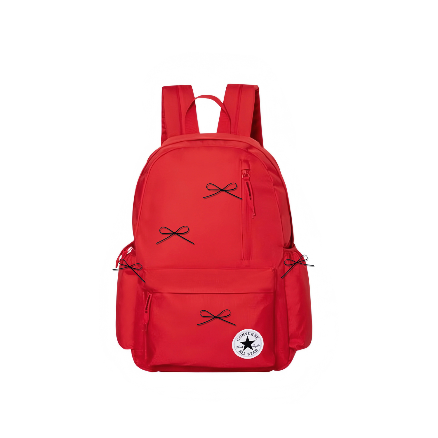 

Converse Полиэстеровый рюкзак средний женский градиентный синий, Bowknotism-Red Black