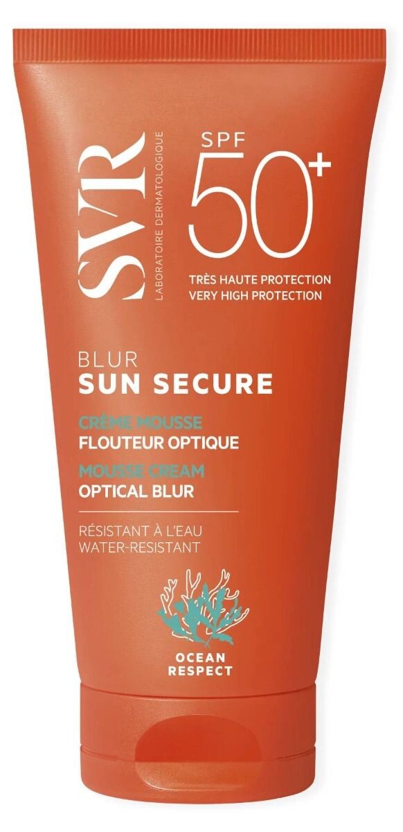 

Мусс для лица с фильтром Svr Sun Secure Blur SPF50+, 50 мл