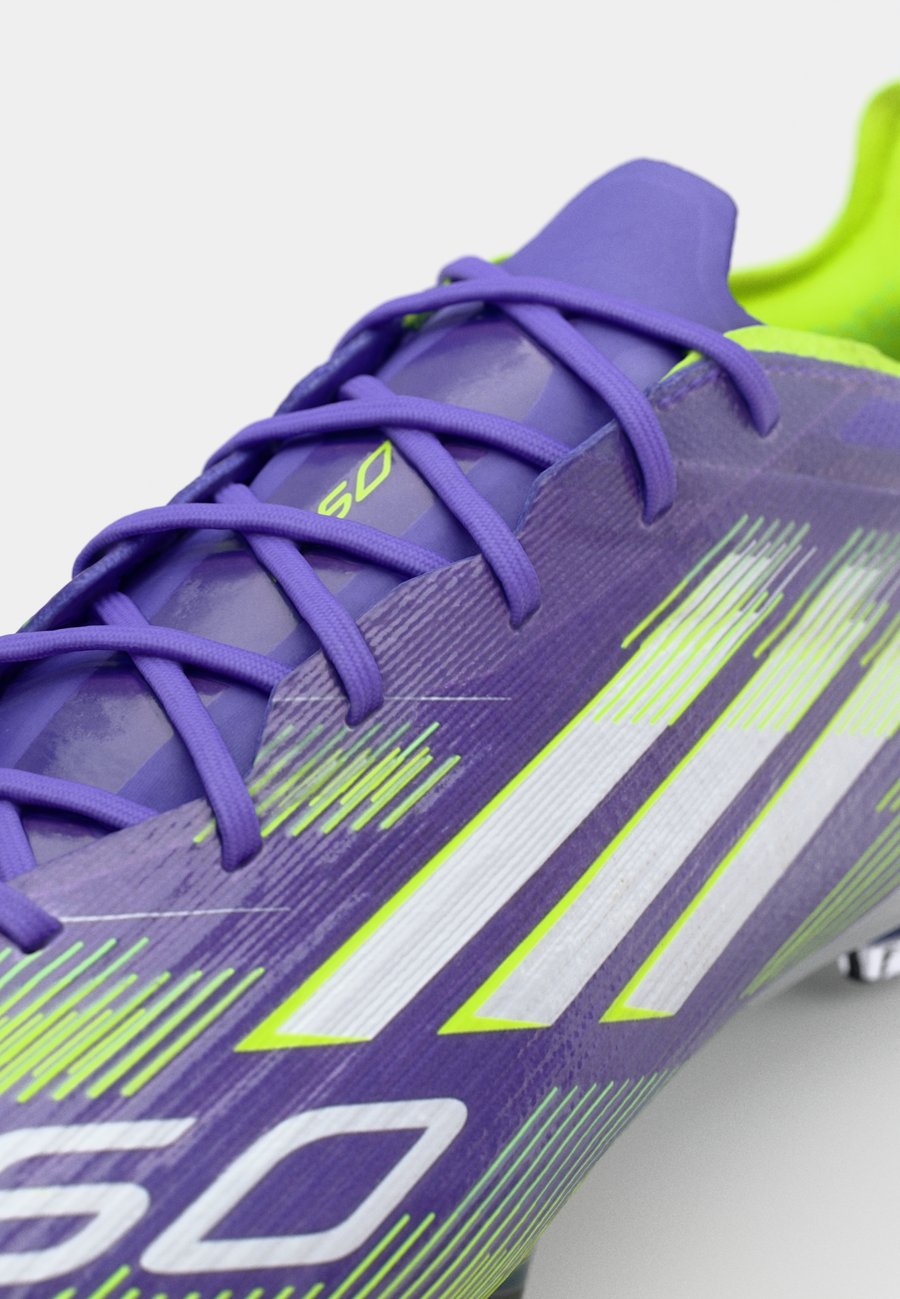 Кроссовки Adidas Performance F50 ELITE FIRM GROUND FOOTBALL BOOTS, Purple Rush/Footwear White/Lucid Lemon/Purple — фото 3