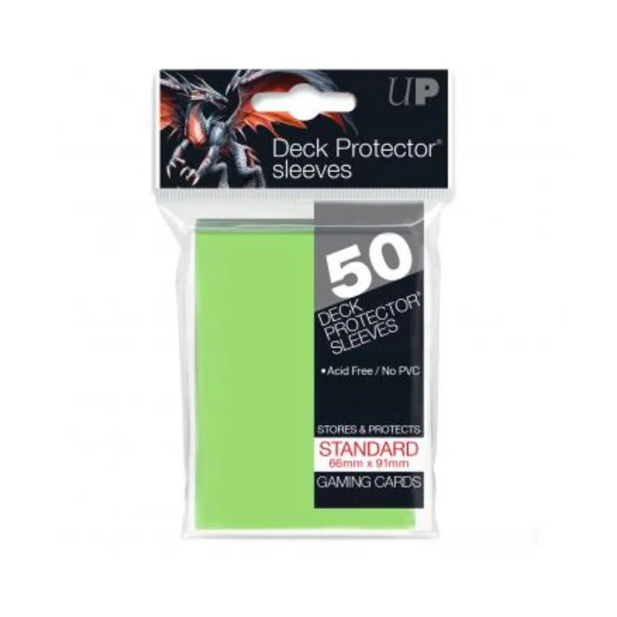 

Сплошной лаймовый (50), Card Sleeves - Standard - Yellow & Green (Ultra Pro)