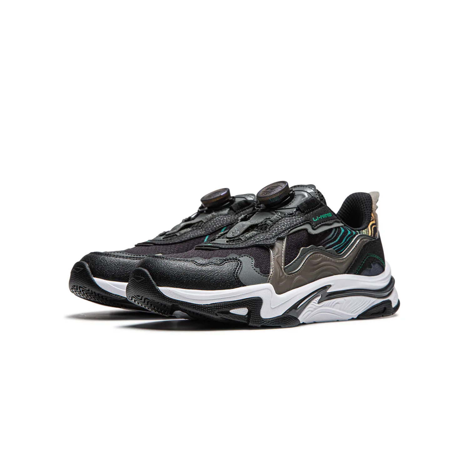 YOUNG Li-Ning YOUNG Cushioning Rebound низкие детские кроссовки черные — фото 3