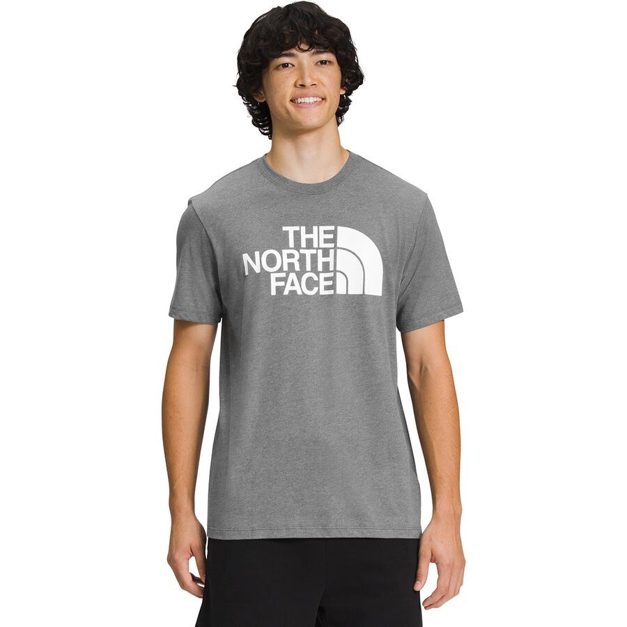 

Футболка The North Face Half Dome Short-Sleeve The North Face, TNF Medium Grey Heather/TNF White, Белый, Футболка The North Face Half Dome Short-Sleeve The North Face, TNF Medium Grey Heather/TNF White
