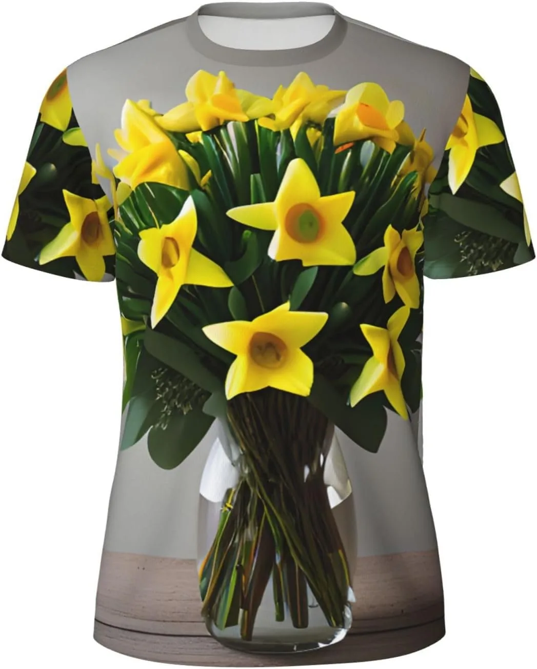 

Футболка мужская летняя с принтом "Букет нарциссов" SDFHU