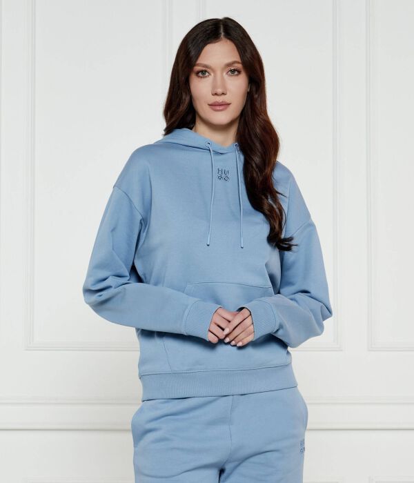 

Свитер с дельфином Regular fit Hugo, синий