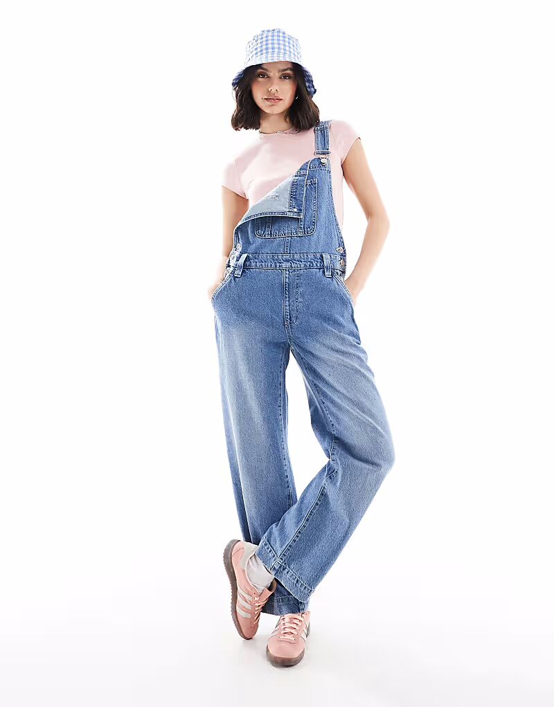 

Джинсовый комбинезон Cotton On цвета морской воды Cotton:On