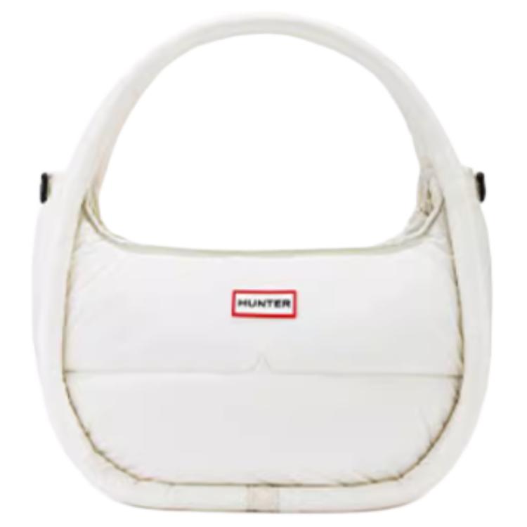 

HUNTER Полиэстеровый мессенджер Сумка через плечо большая унисекс черно-белая, White