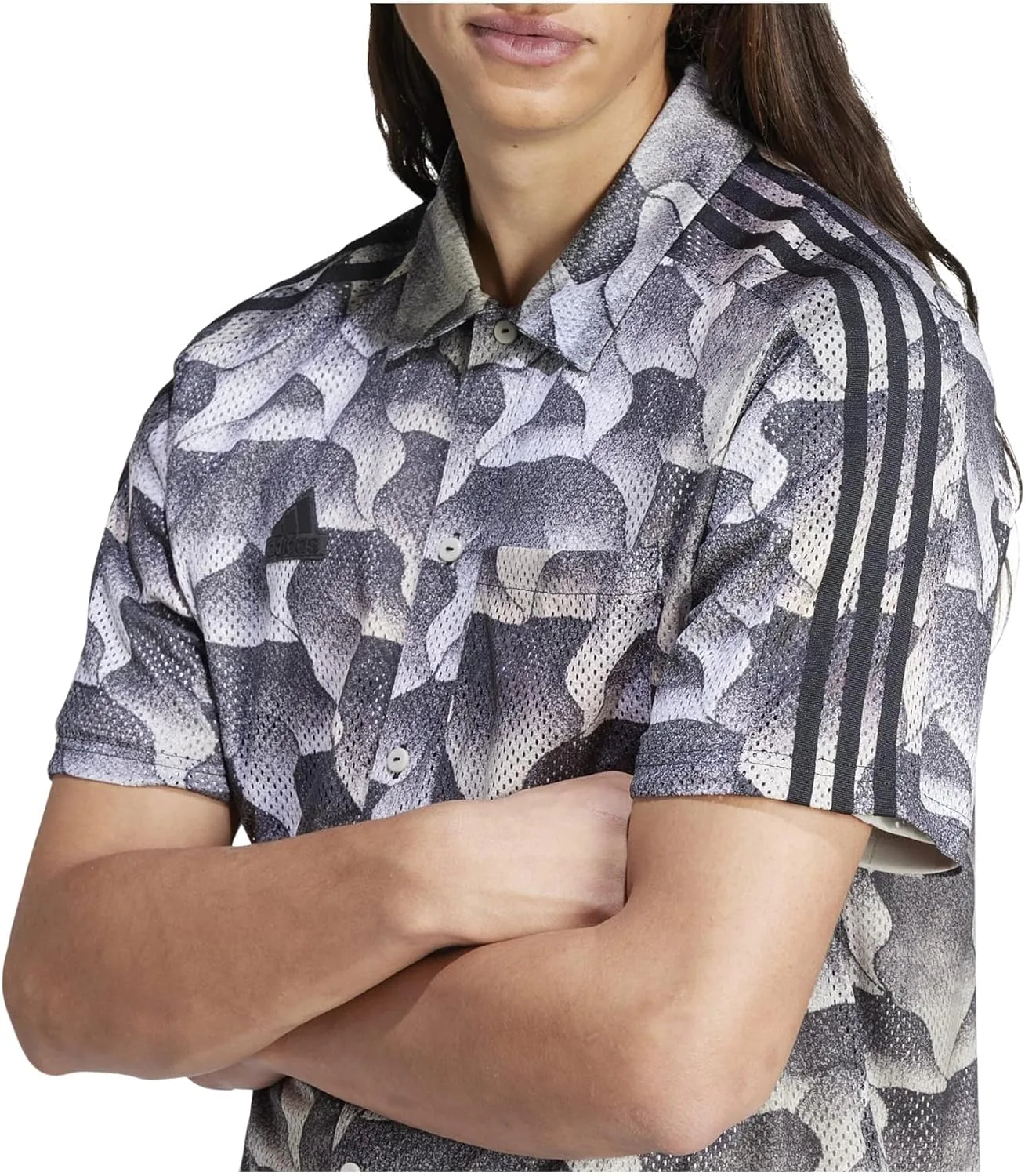 Футболка Adidas Tiro Allover Print Mesh — фото 3