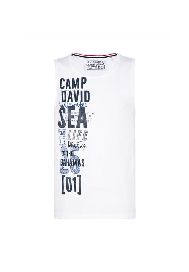 

Майка-Топ для дайвинга в океане Camp David, белый