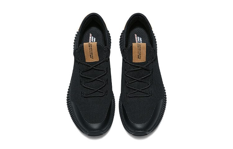 Мужские повседневные мужские низкие черные Skechers — фото 3