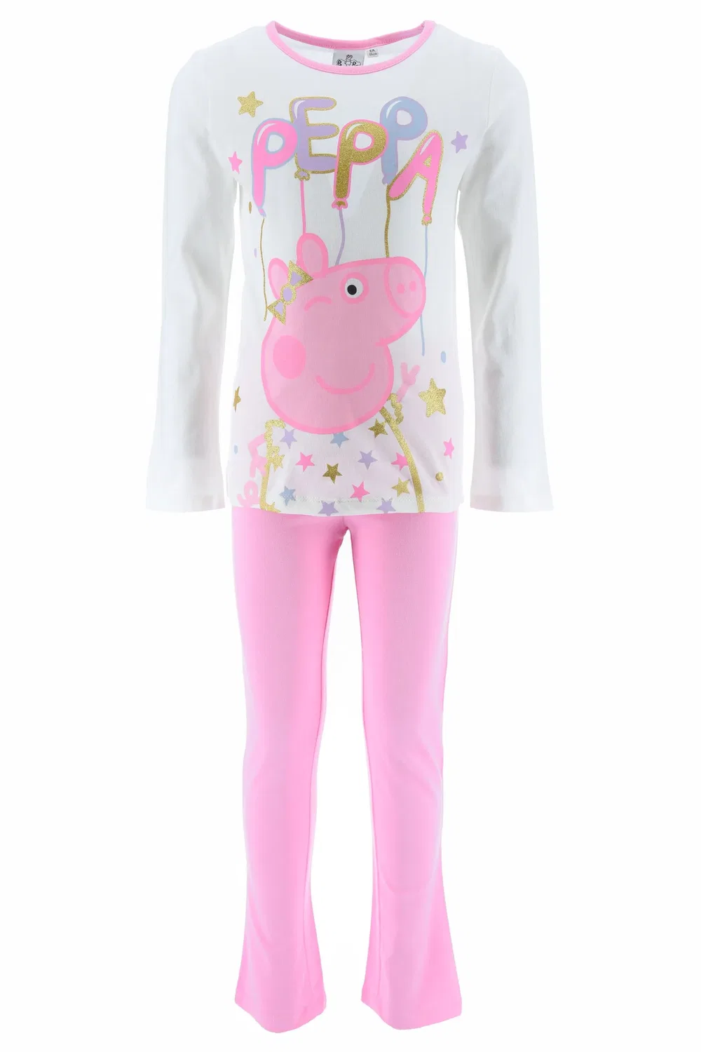 Пижама с длинным рукавом Peppa Pig, белый
