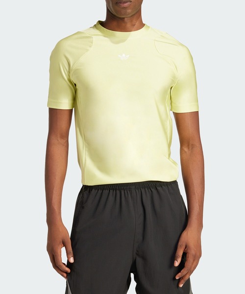 

Футболка с коротким рукавом, крой Fashion Cut Line Adidas Originals, желтый