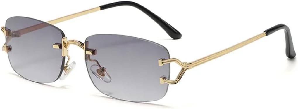 

Солнцезащитные очки с защитой от УФ-излучения UV400 | Компактные, без оправы, с цветными линзами | Для женщин и мужчин, для занятий спортом на открытом воздухе и вождения DSVIGF, 03