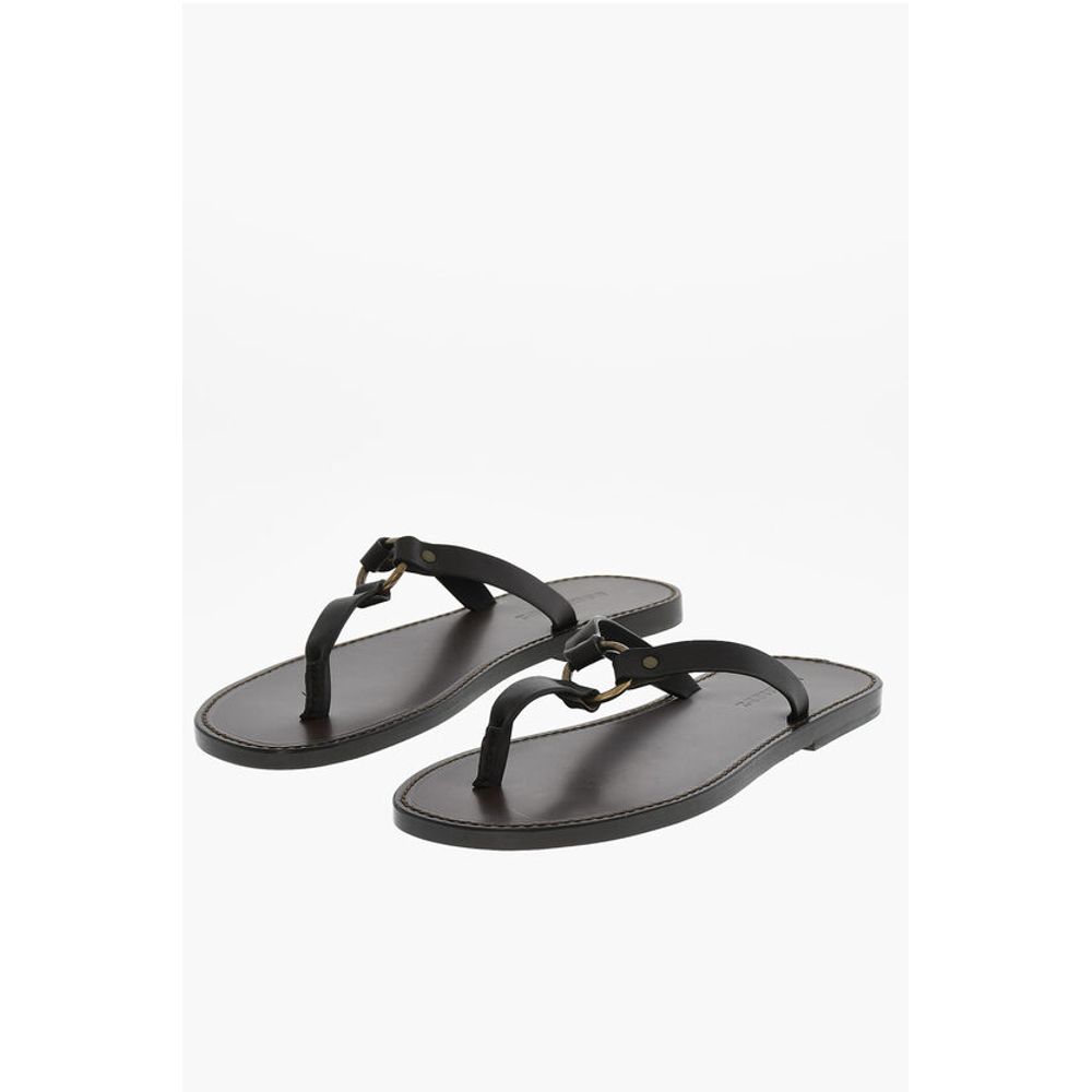 

Сандалии из кожи с шлепанцами Dsquared2, Black