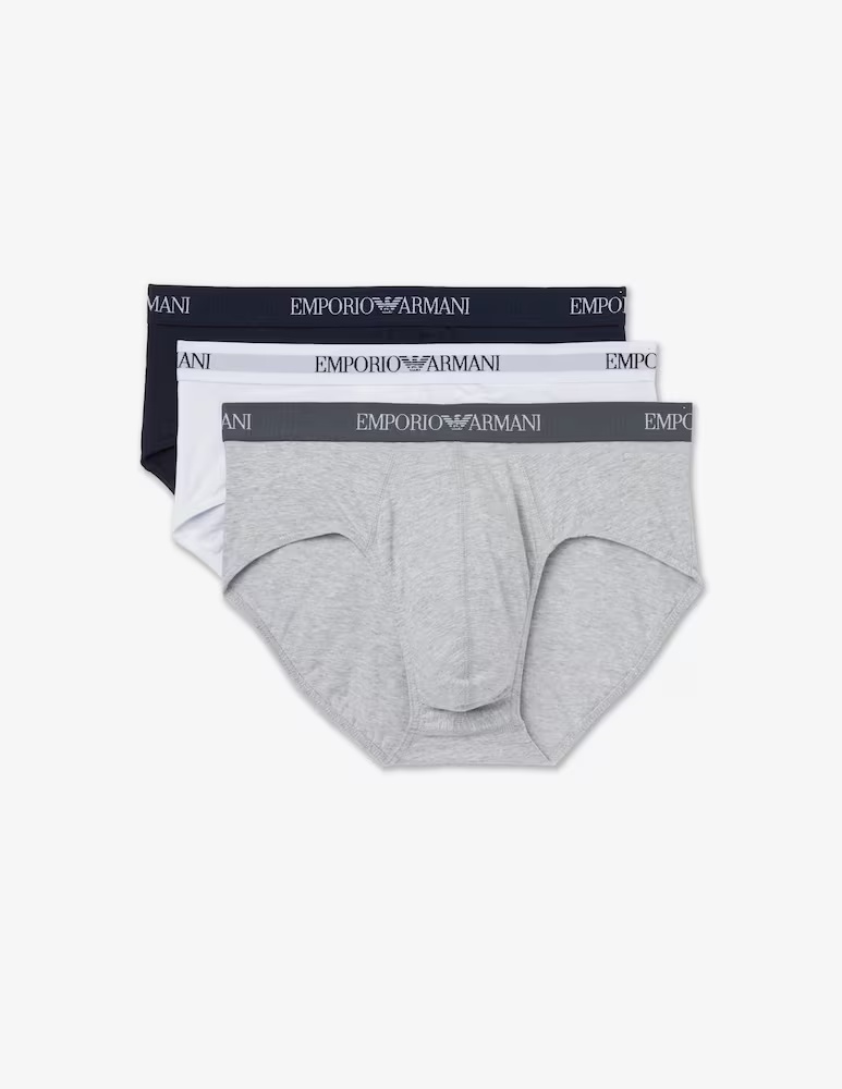 

3р трусы из чистого хлопка Emporio Armani, мультиколор