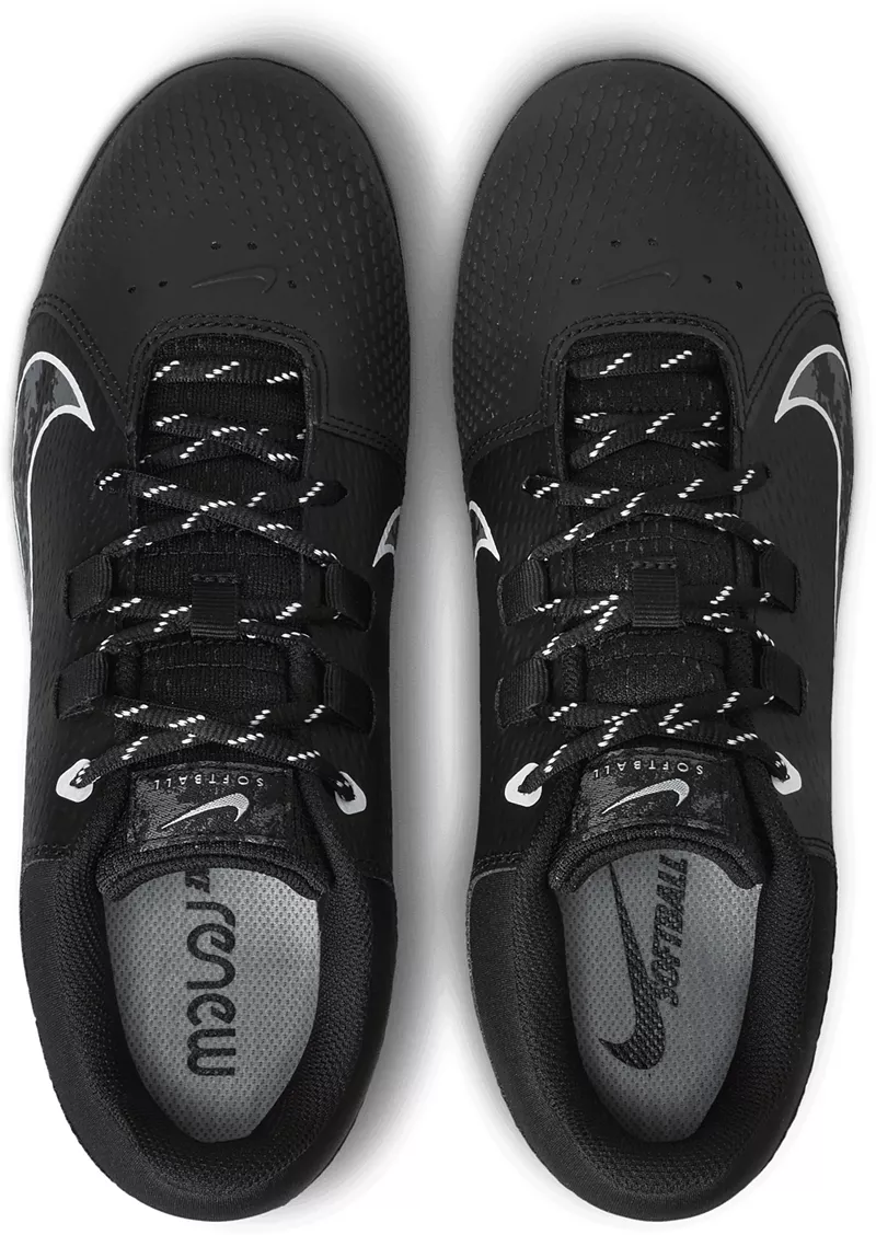 Женские софтбольные бутсы Nike Hyperdiamond 4 Pro Metal Fastpitch, цвет Black/Platinum — фото 2