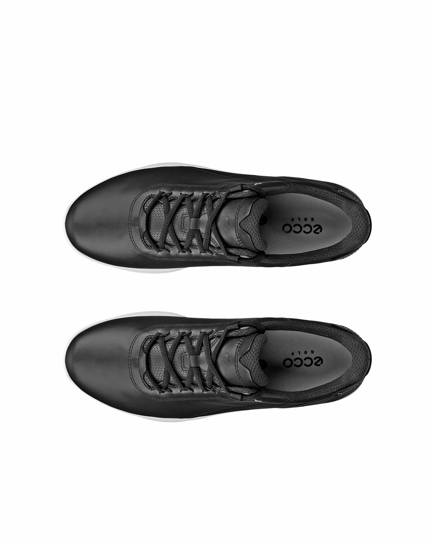 Мужские водонепроницаемые туфли для гольфа ECCO Golf S-Casual из натуральной кожи, BLACK — фото 4