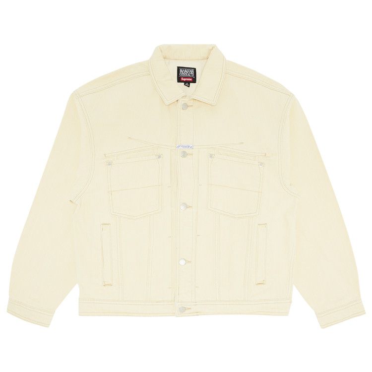 

Куртка Supreme x Martithé + François Girbaud X-Seam Denim Trucker Jacket, Pale Yellow