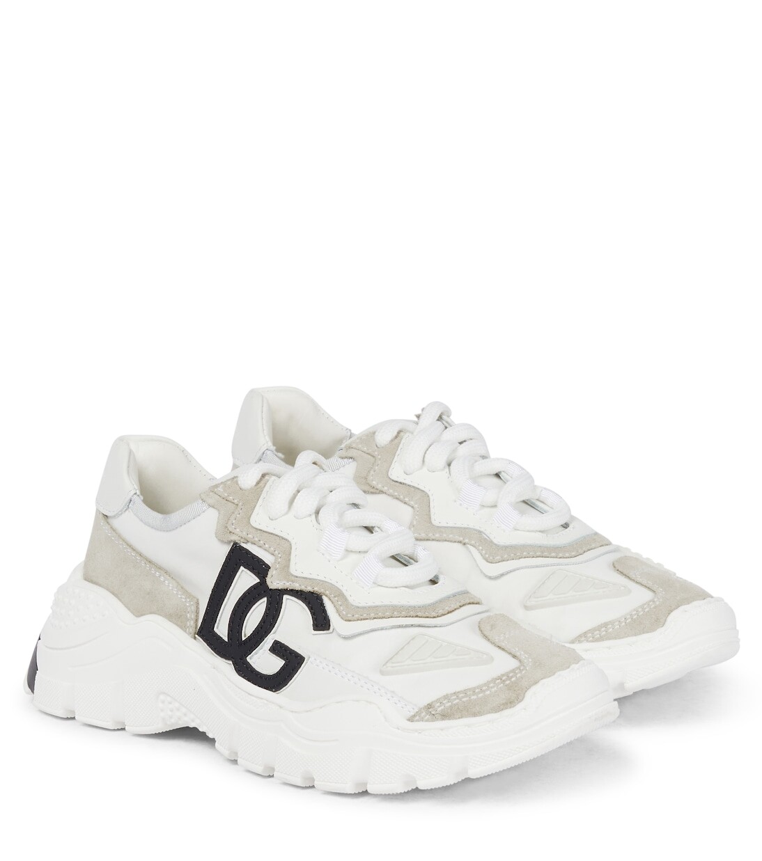 

Кроссовки daymaster из нейлона и замши Dolce&Gabbana, белый