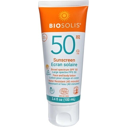 

Bio Solis Солнцезащитный крем для лица и тела для детей SPF50 100мл Biosolis