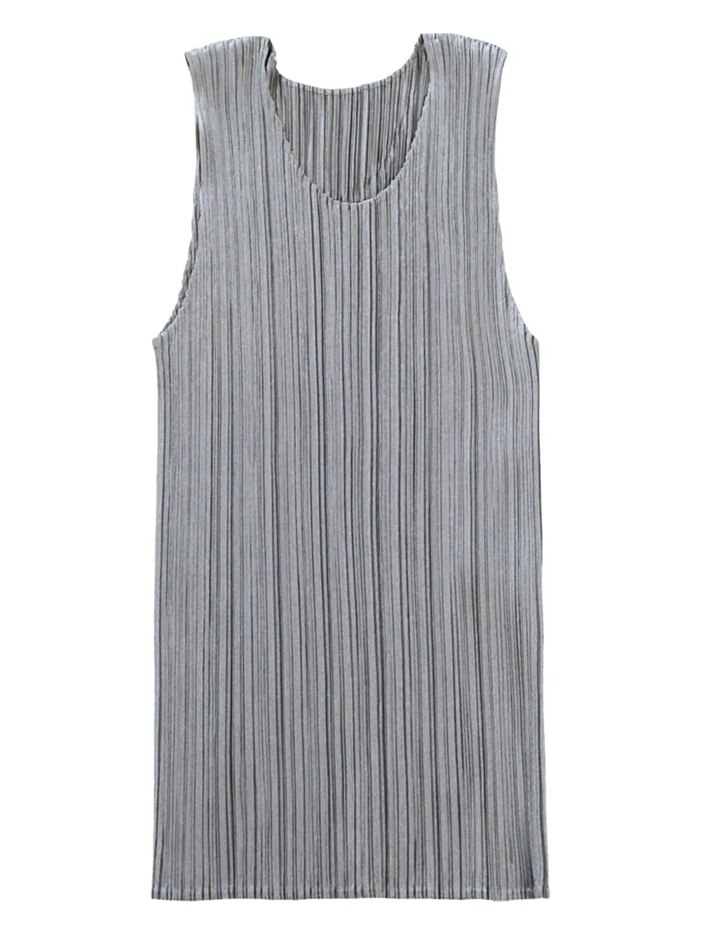 

Плиссированный топ Pleats Please Issey Miyake, серый