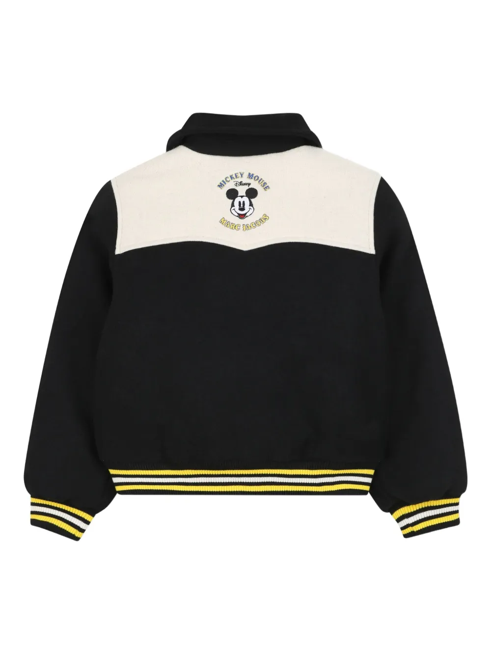 Бомбер с вышитым логотипом из коллаборации с Mickey Mouse Marc Jacobs Kids, черный — фото 2