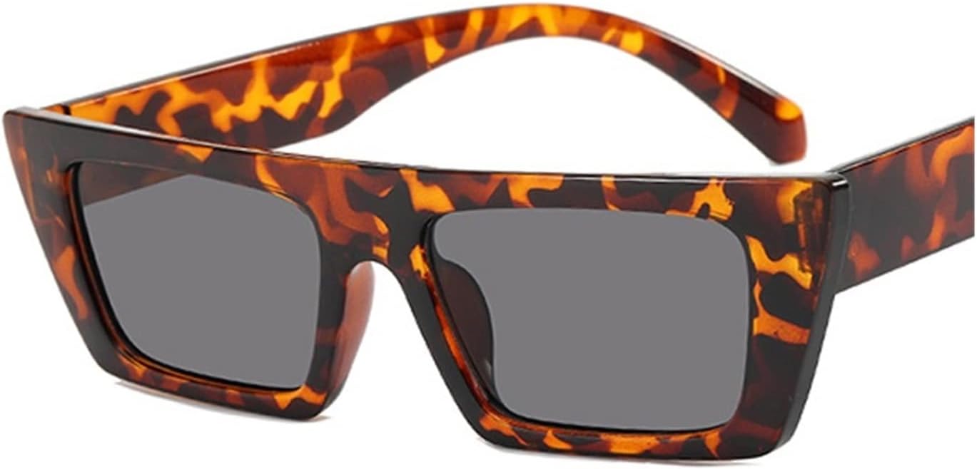 

GAOXIN - Квадратные солнцезащитные очки в маленькой оправе, модные, для уличной фотосъемки, декоративных, для мужчин и женщин, для отдыха на природе (Цвет: B, Размер: 1)