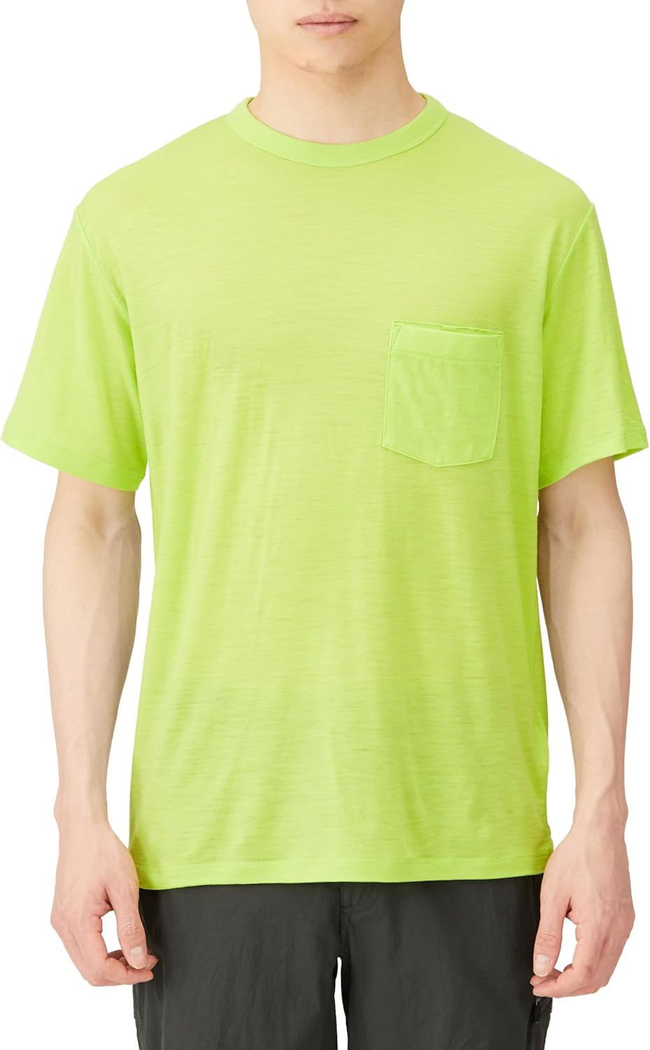 

Футболка с коротким рукавом Icebreaker, унисекс, размер U 150 SS, с карманом, свободного кроя, для путешествий, унисекс, для взрослых