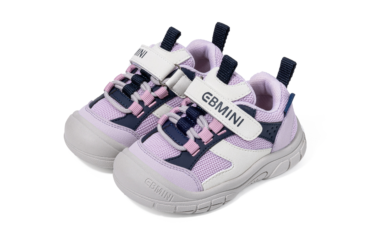 Детская обувь Infant And Toddler EBMINI, бежевый фиолетовый — фото 3