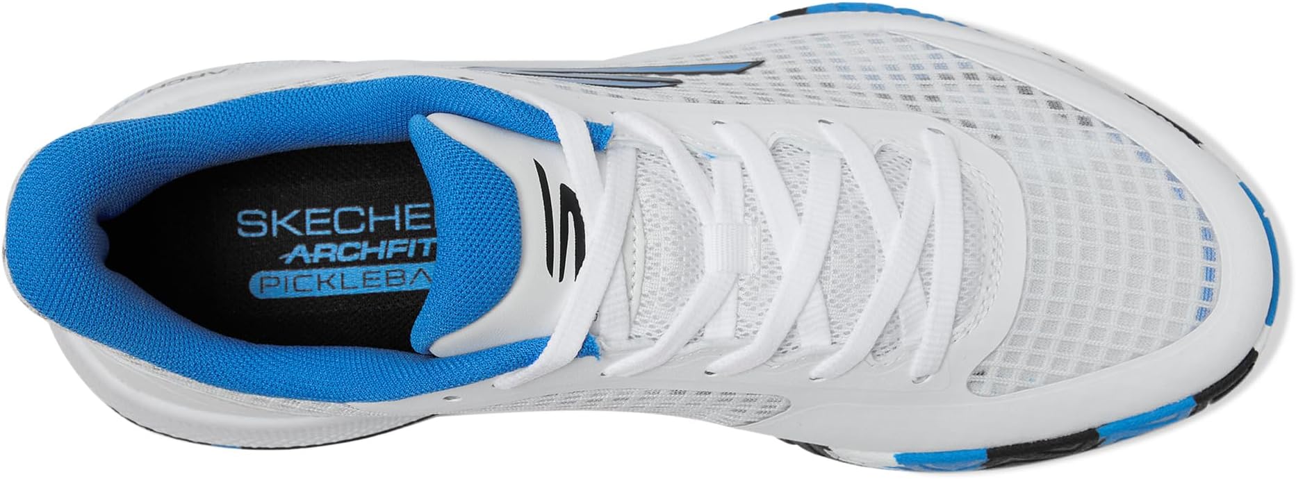 Кроссовки SKECHERS Go Train Arch Fit Viper Court Pro - Pickleball, цвет White/Blue — фото 2