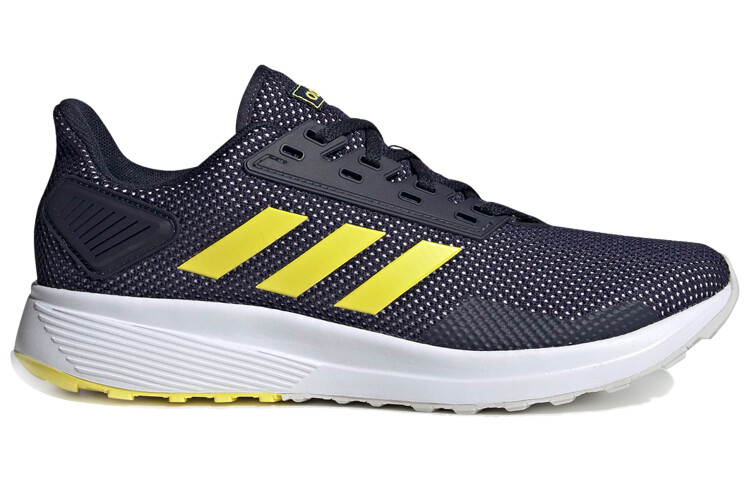 Кроссовки мужские Duramo 9 с низким верхом темно-синие/желтые/белые Adidas — фото 2