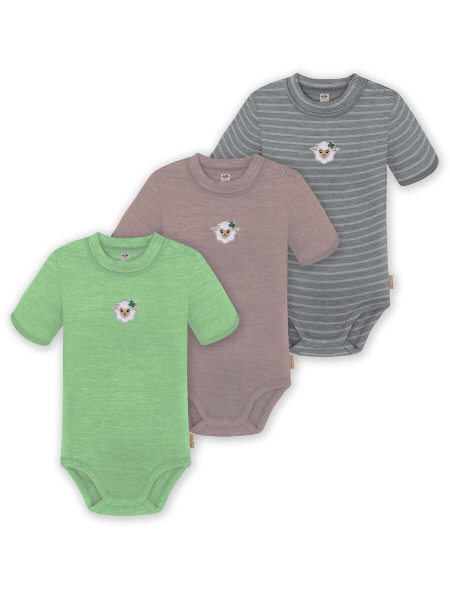 

Комбинезон/боди normani Tihoi, коричневый/серый/зеленый