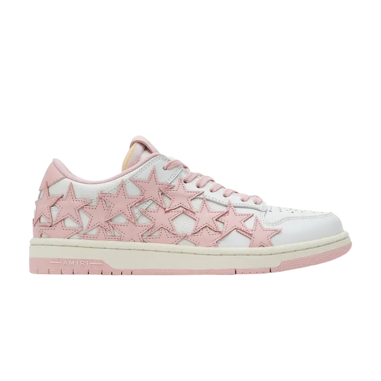 

Кроссовки Amiri Wmns Stars Low, цвет White Pink