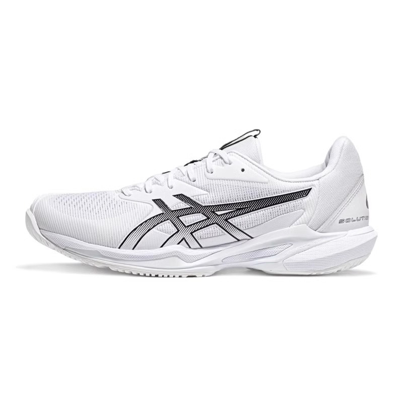 

ASICS Скоростные теннисные кроссовки Solution Speed FF 3 мужские износостойкие нескользящие дышащие низкие белые черные бело-черные, цвет White/Black