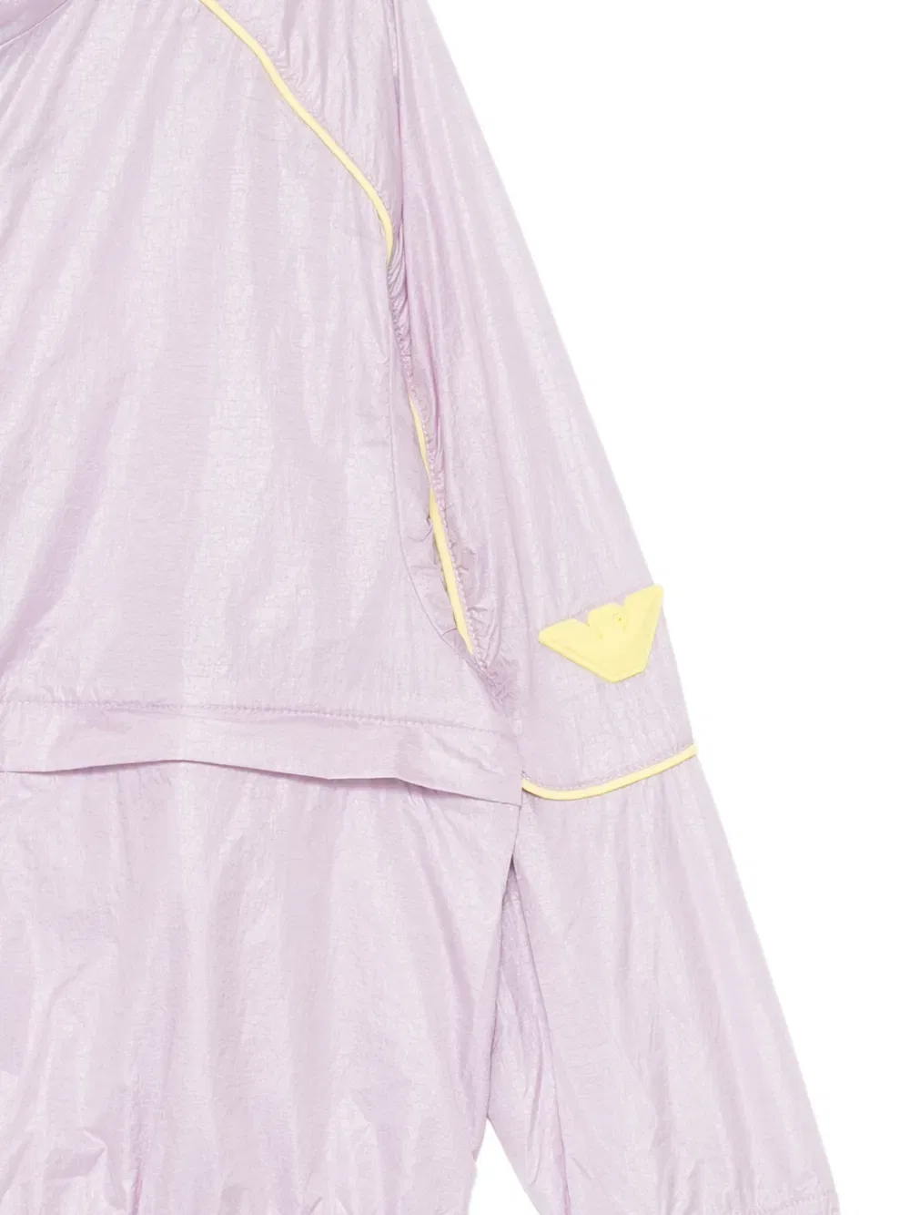 Куртка с тисненым логотипом Emporio Armani Kids, фиолетовый — фото 3