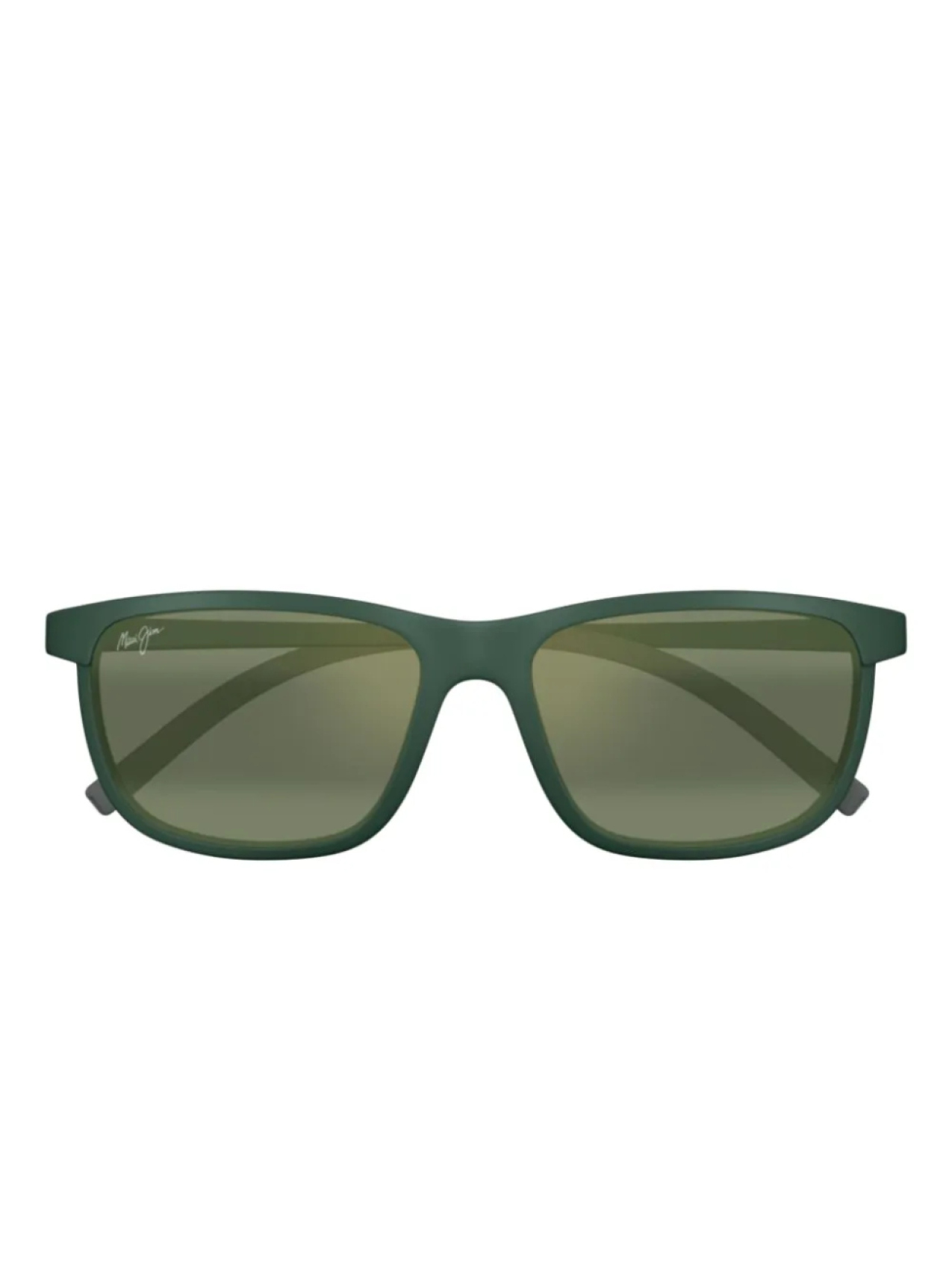 

Солнцезащитные очки Maui Jim в матовой прямоугольной оправе, зеленый