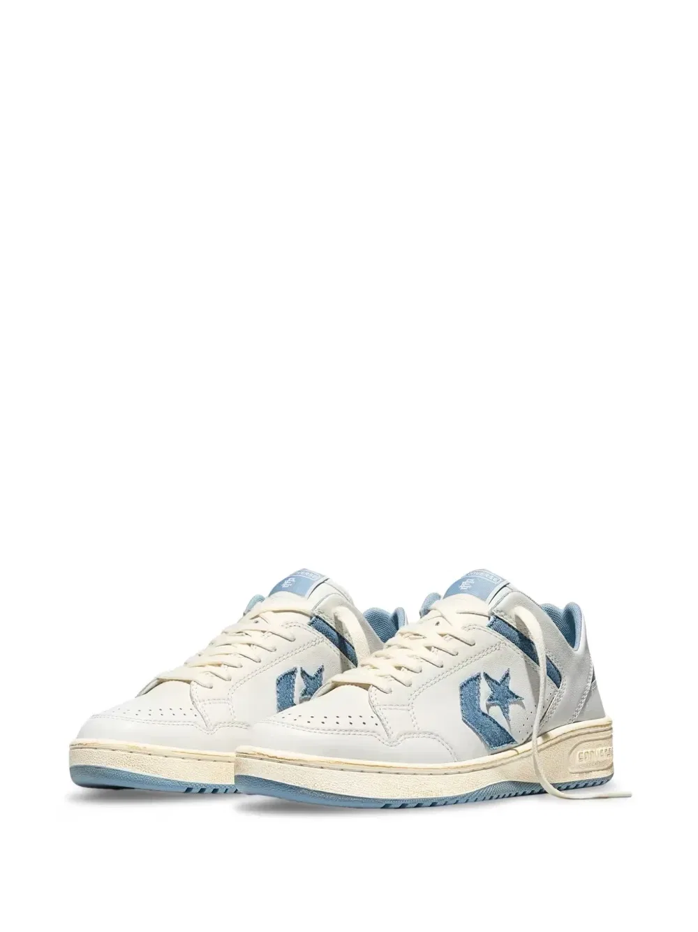 Кожаные кроссовки на шнуровке X Eric Emanuel Weapon Converse, бежевый — фото 2