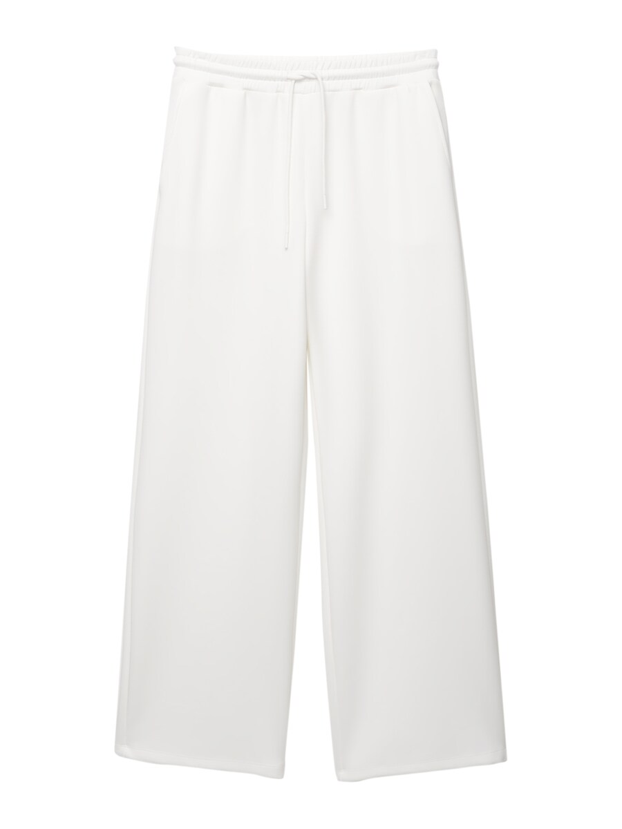 

Широкие брюки Pull&Bear, белый