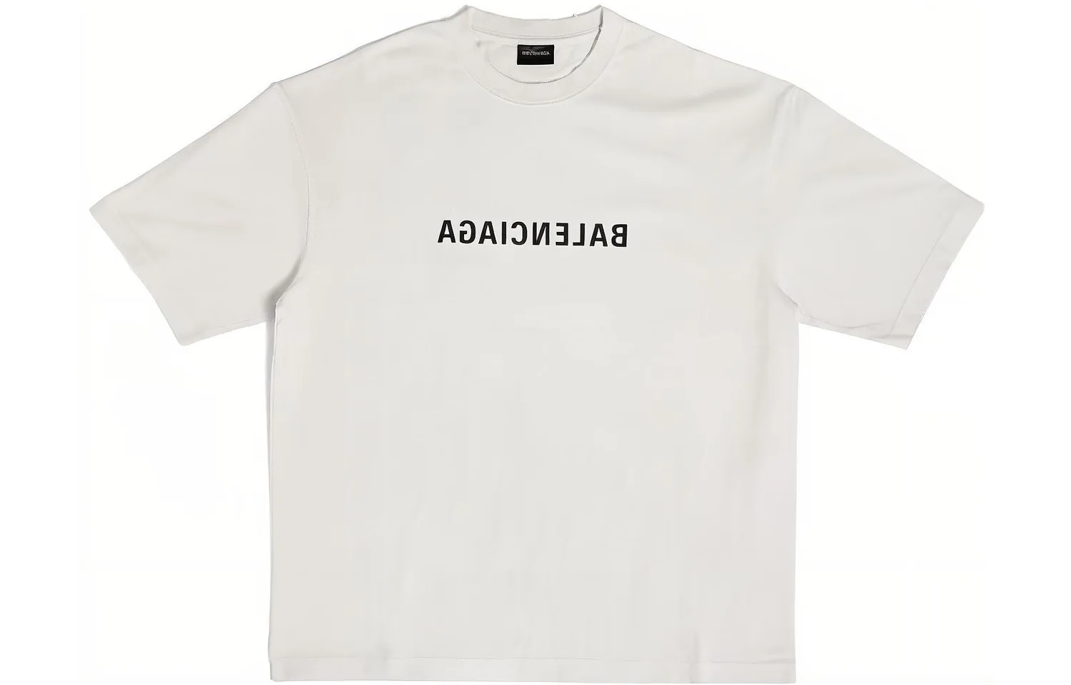 Balenciaga Футболка Mirror SS23 унисекс бежево-желтая