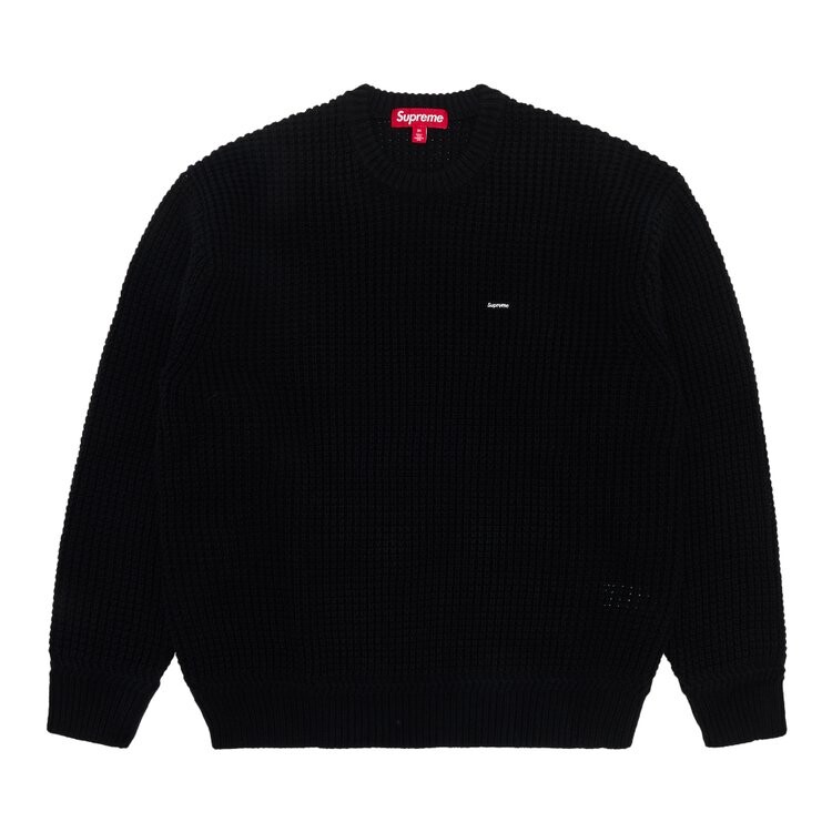 

Свитер Supreme Waffle Small Box Sweater, черный