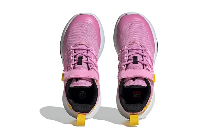Racer TR21 Детские кроссовки Детские низкие розовые/желтые Adidas Neo, розовый — фото 4