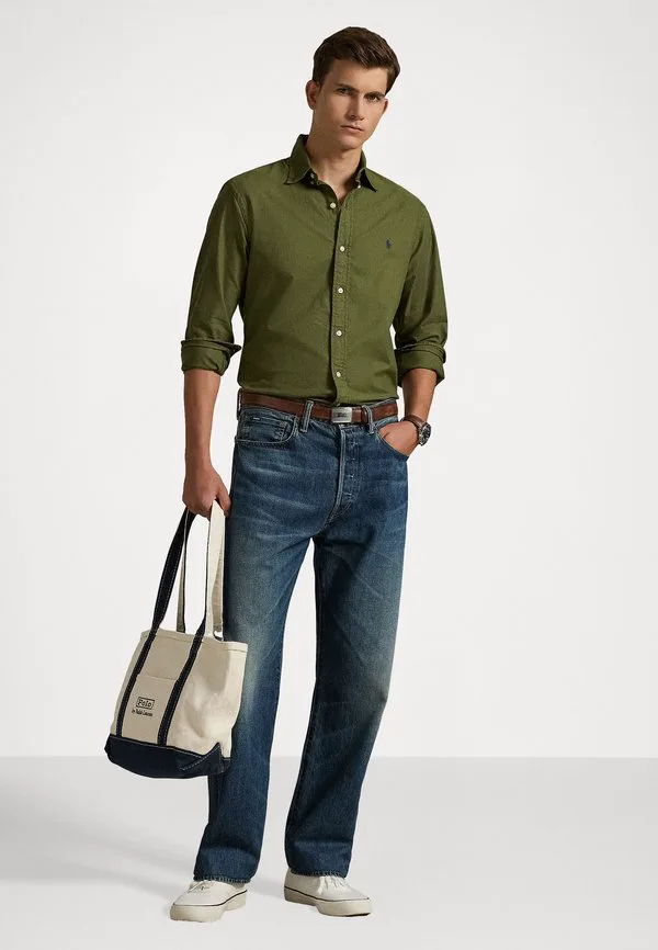 Спортивная рубашка с длинным рукавом Polo Ralph Lauren, New Olive — фото 2